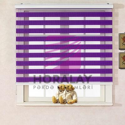 Bamboo Zebra Pərdə