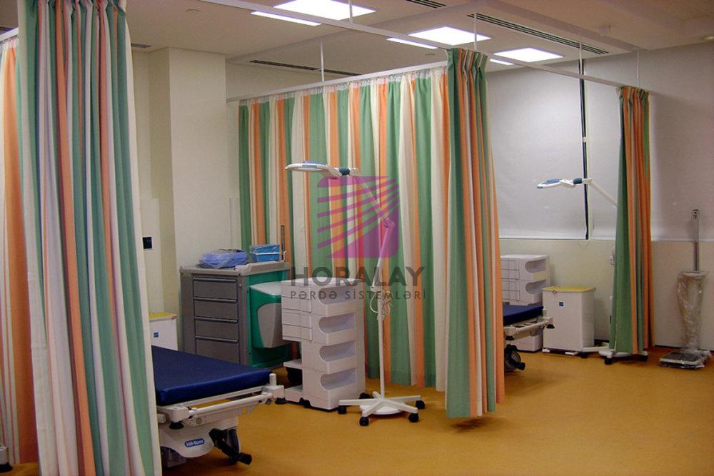 Xəstəxana Çarpayı Pərdəsi