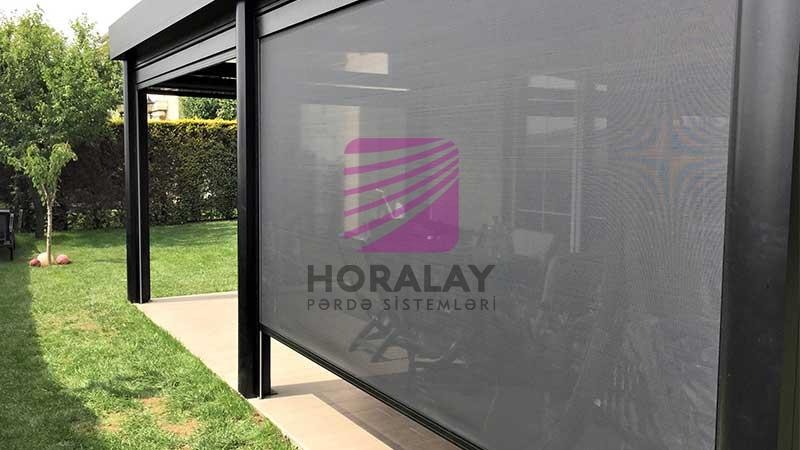 Baxça pərdə (zip pərdə)