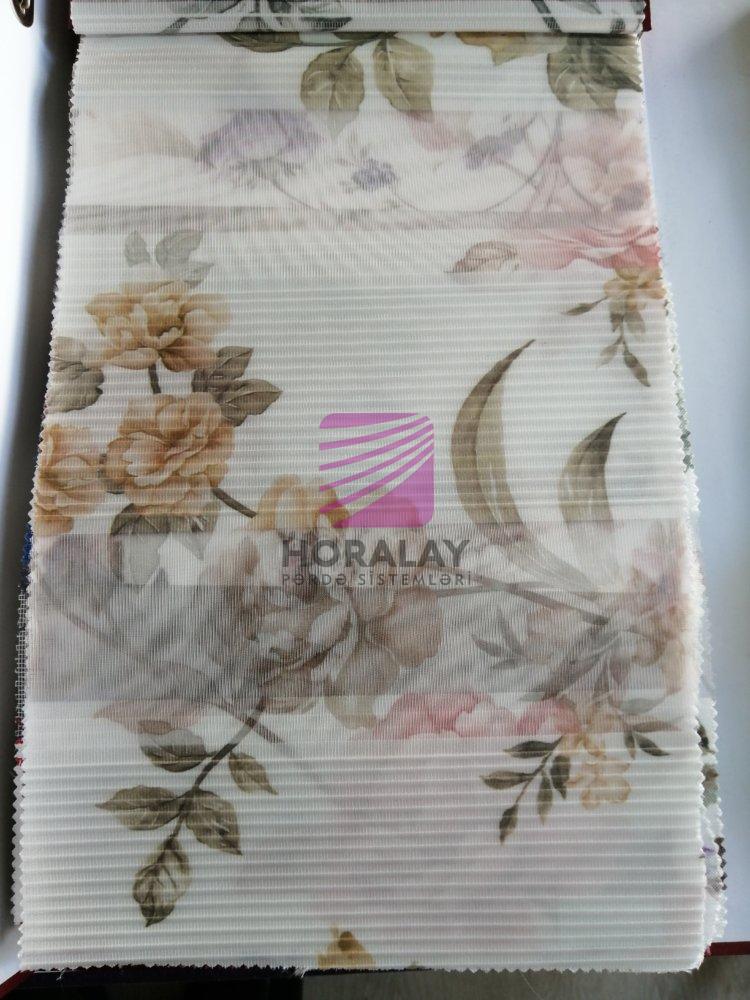 Baskılı Zebra Pərdə