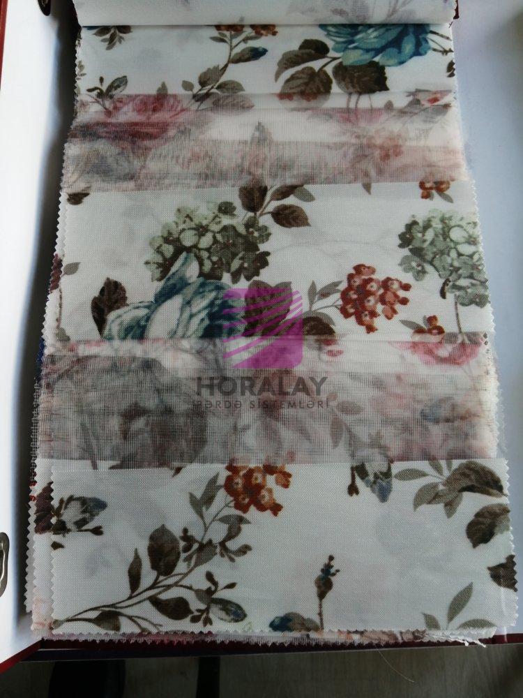 Baskılı Zebra Pərdə