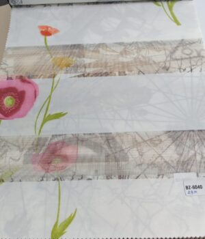 Baskılı Zebra Pərdə