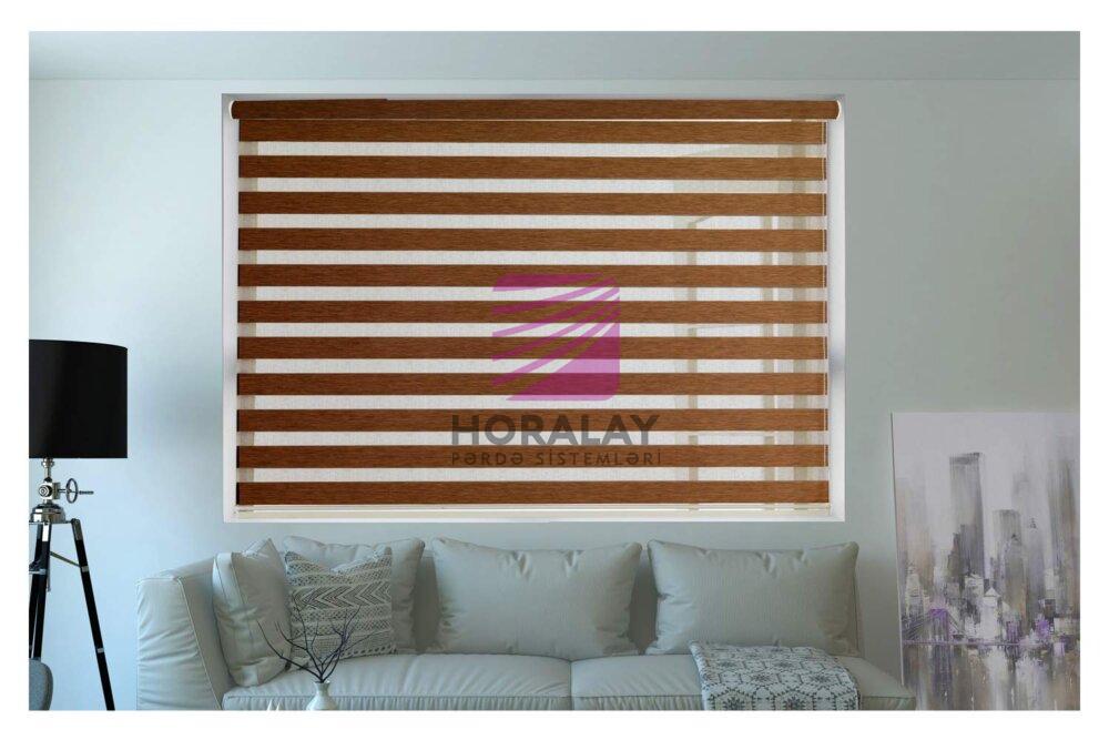 Bamboo Zebra pərdə